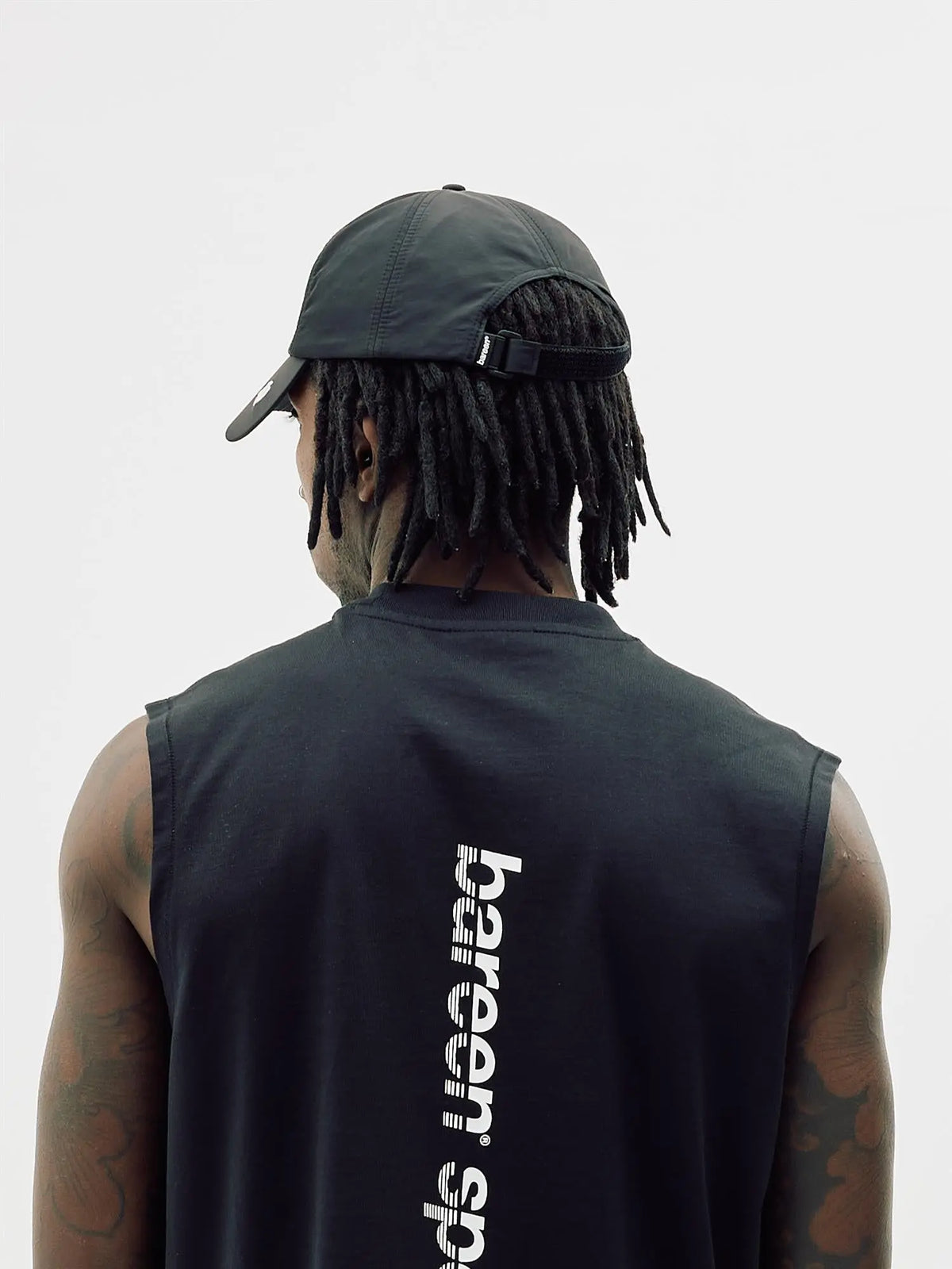 Sport Cap - Black Bareen