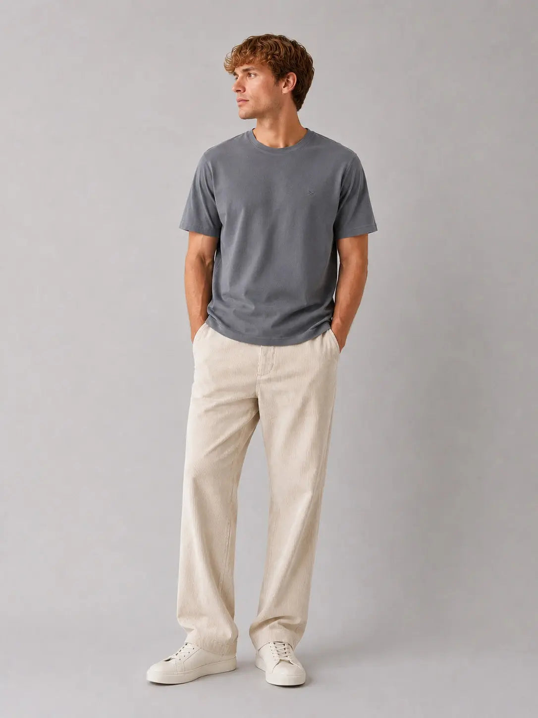 Stable Basic T-Shirt - Turbulence Grey Clean Cut Copenhagen