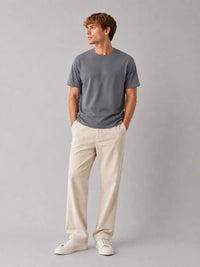 Stable Basic T-Shirt - Turbulence Grey Clean Cut Copenhagen