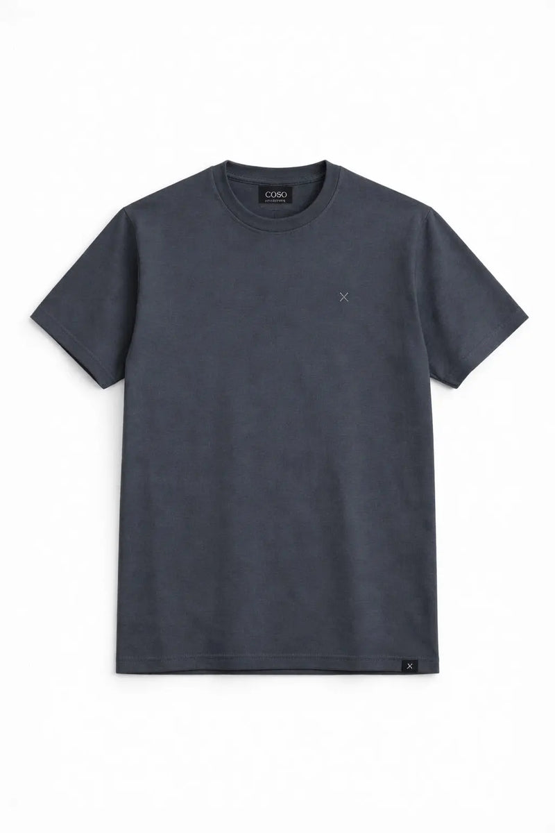 Stable Basic T-Shirt - Turbulence Grey Clean Cut Copenhagen