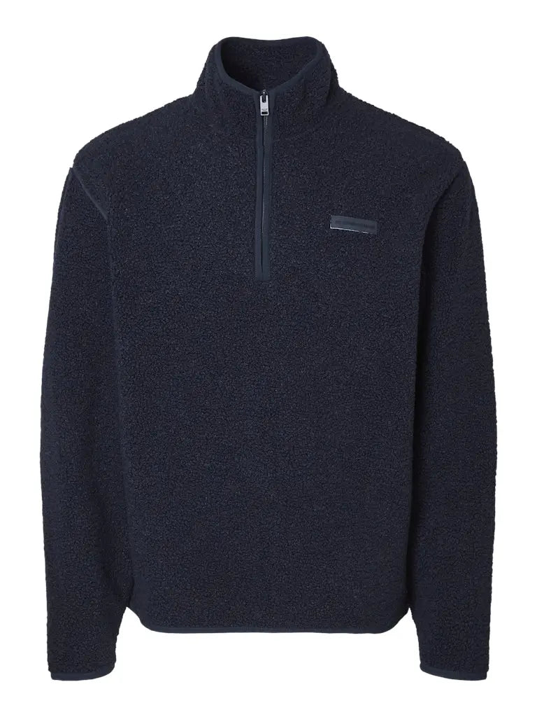 Storm Half Zip Fleece - Sky Captain Selected Homme