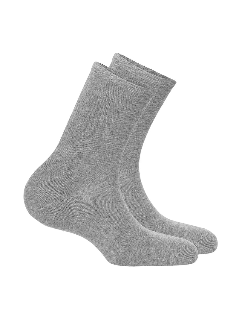 Strømper 2-pack Bambus - Grey Melange The Product