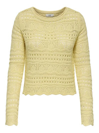 Sun Lay Strikkegenser - French Vanilla JDY