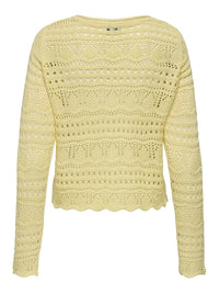 Sun Lay Strikkegenser - French Vanilla JDY