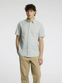 Sun Regular Linskjorte SS - Iceberg Green Selected Homme