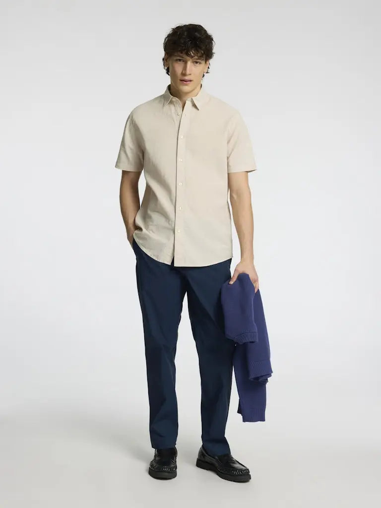 Sun Regular Linskjorte SS - Pure Cashmere Selected Homme