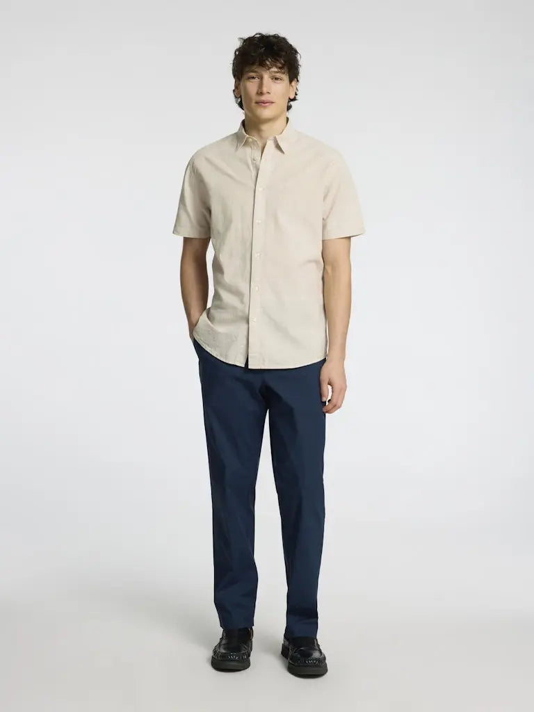 Sun Regular Linskjorte SS - Pure Cashmere Selected Homme