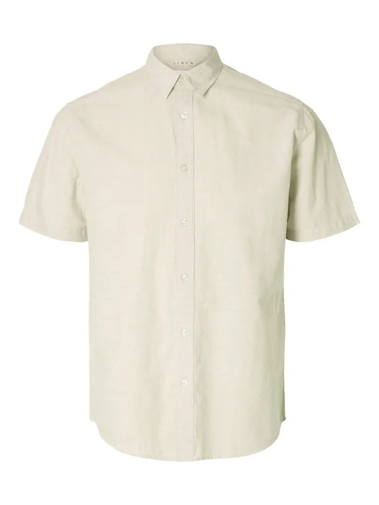 Sun Regular Linskjorte SS - Pure Cashmere Selected Homme