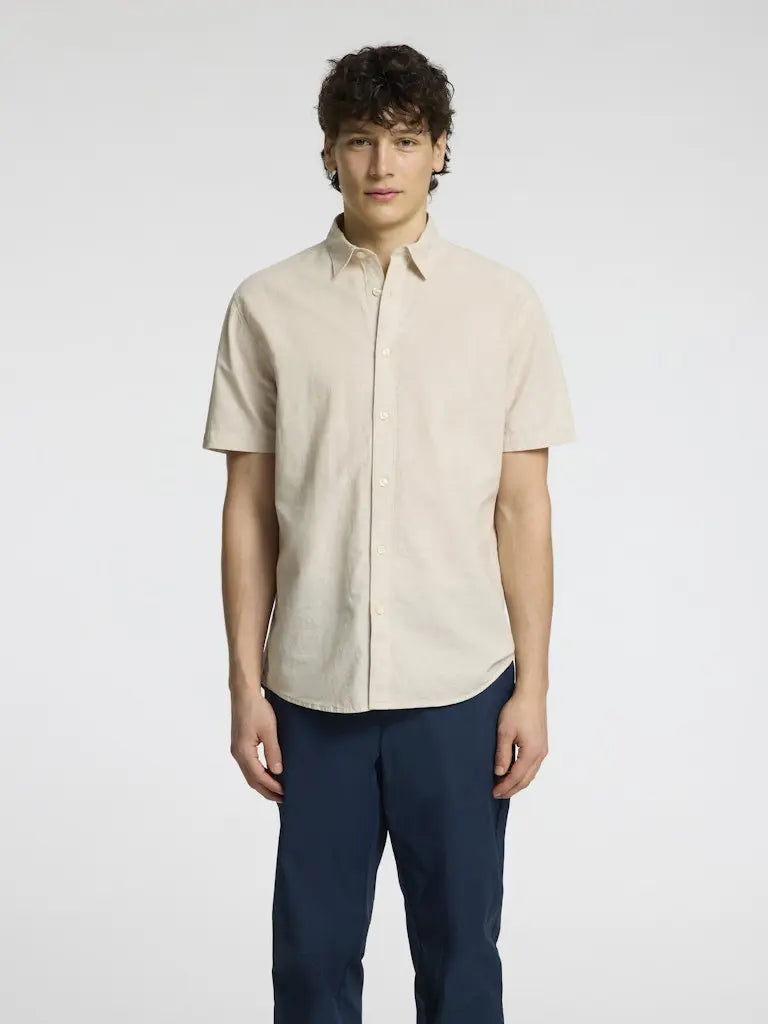 Sun Regular Linskjorte SS - Pure Cashmere Selected Homme