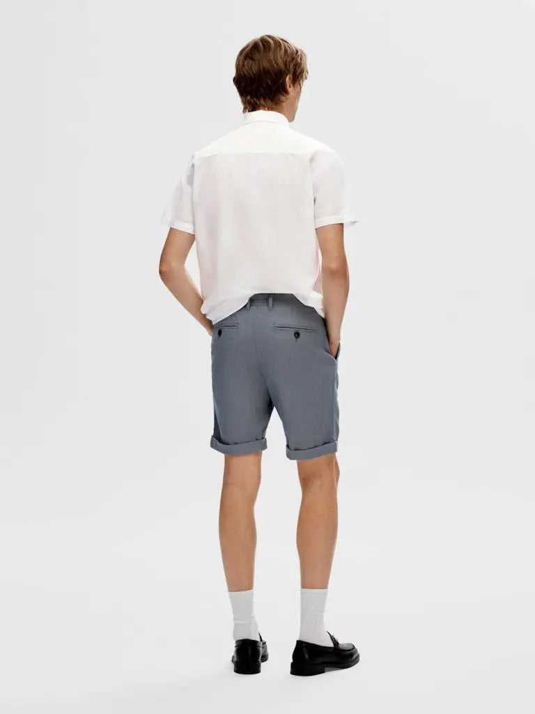 Sun Regular Linskjorte SS - White Selected Homme