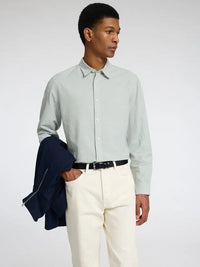 Sun Slim Linskjorte - Iceberg Green Selected Homme