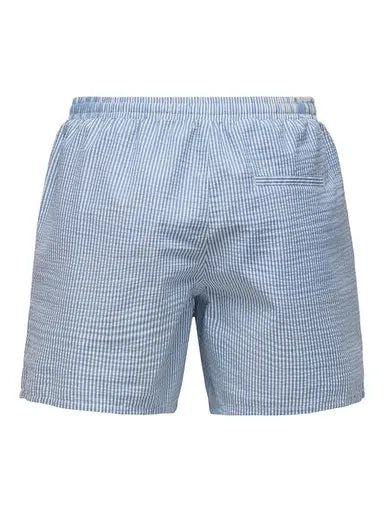 Ted Badeshort Seersucker - Quiet Harbor Only & Sons