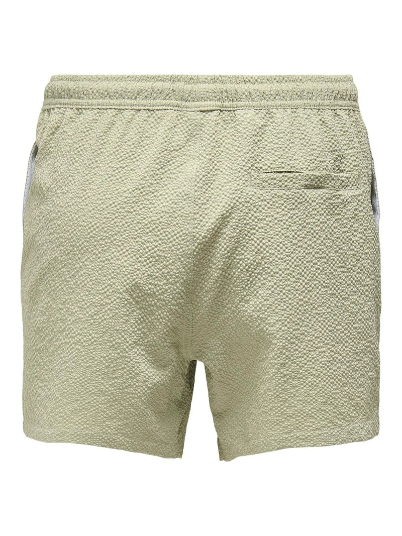 Ted Badeshorts Life Seersucker - Tea Only & Sons