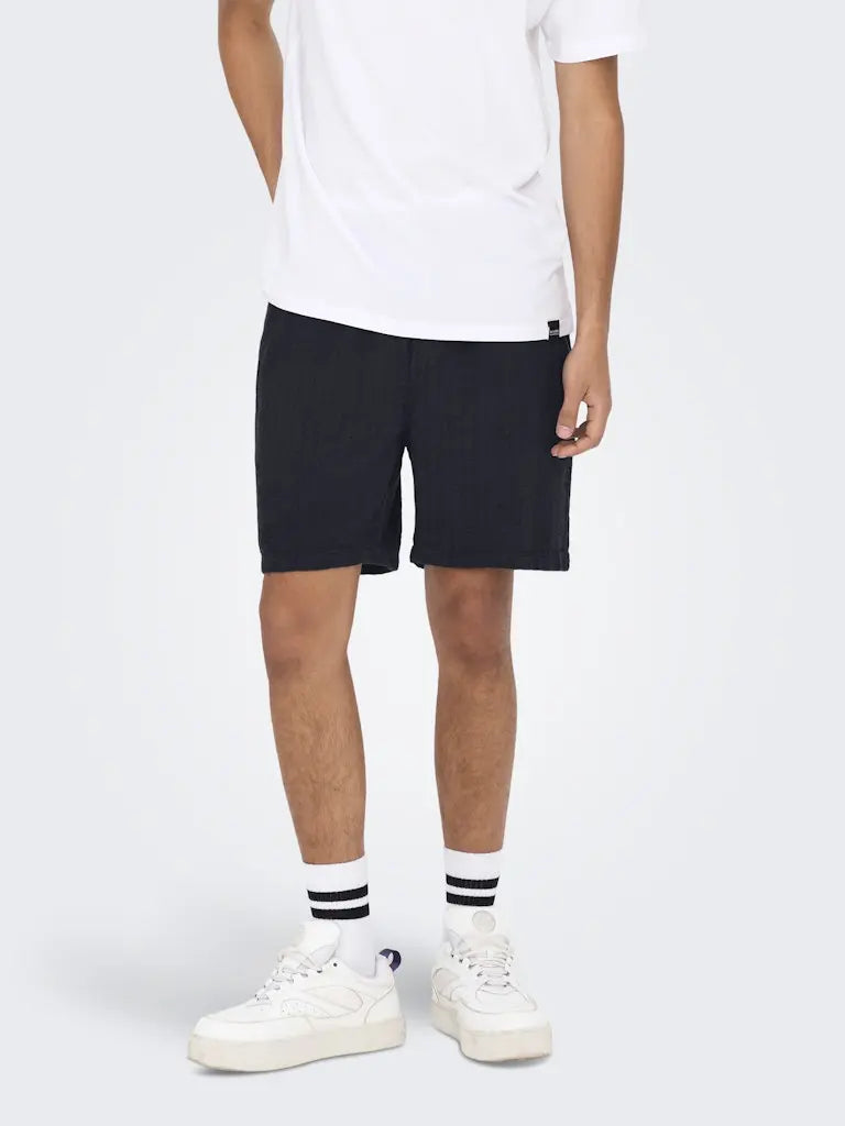 Tel Linshorts 0257 - Dark Navy Only & Sons