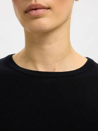 Thea Merinoull genser - Black Selected Femme