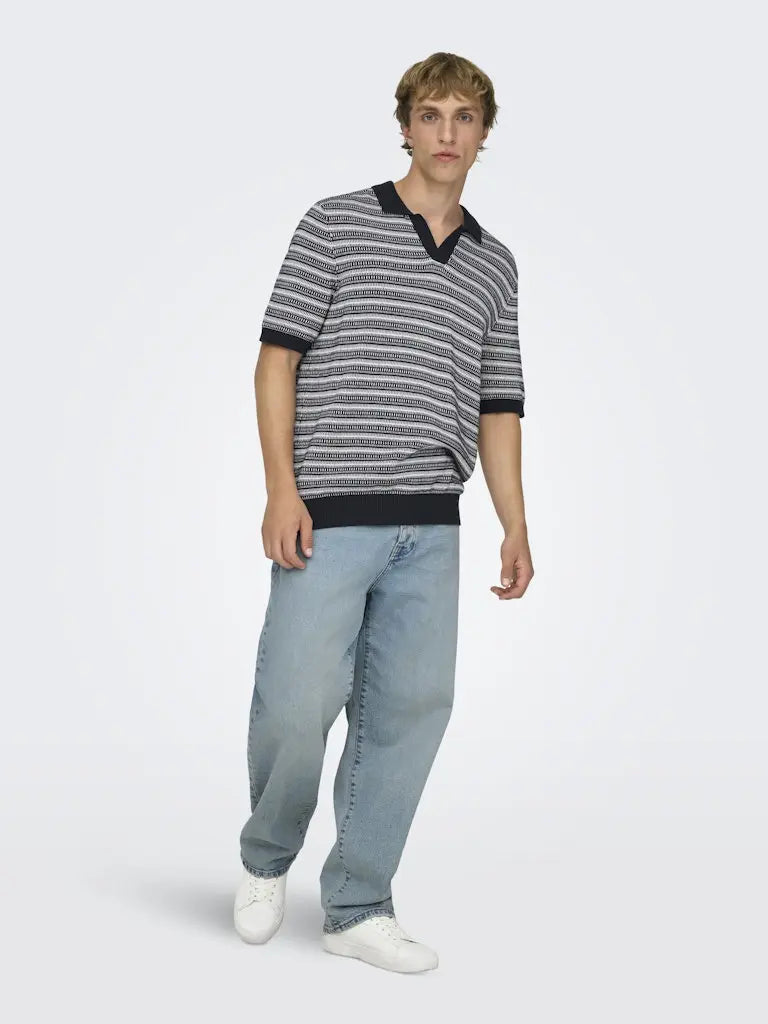Tilo Regular Polo - Dark Sapphire Only & Sons