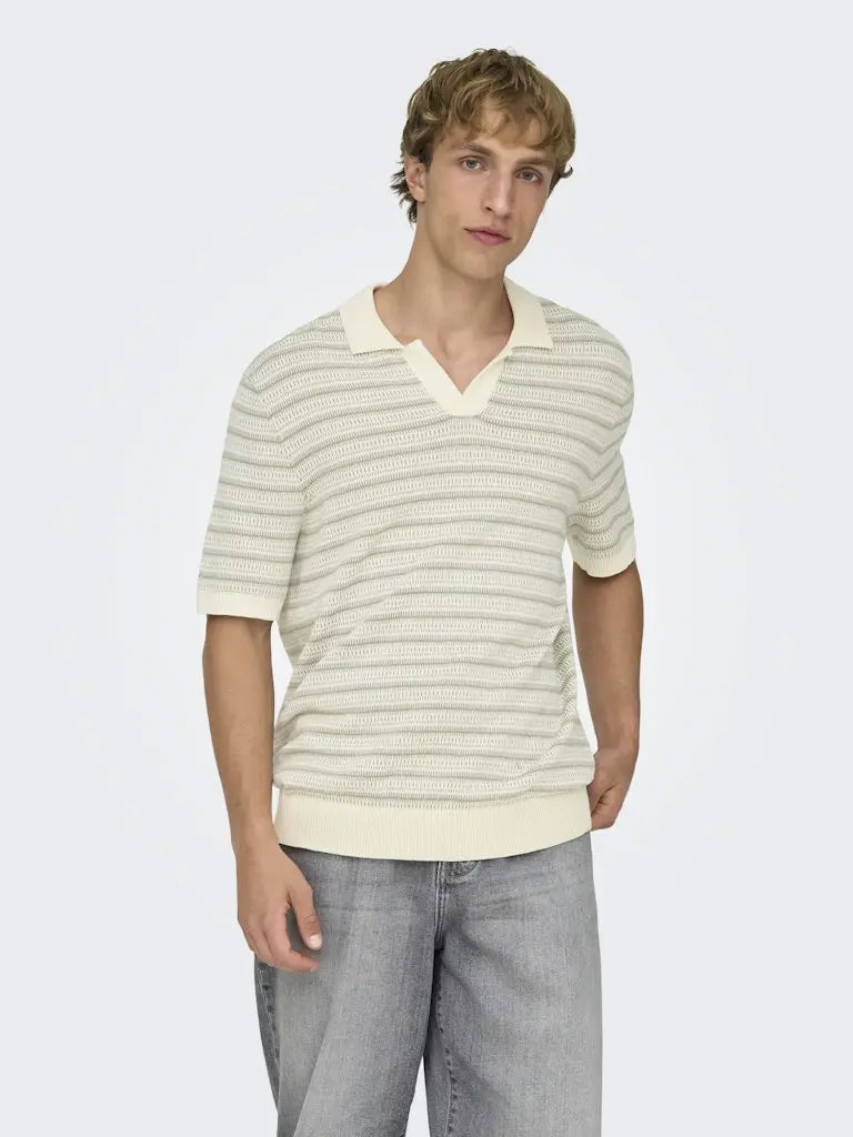 Tilo Regular Polo - Gardenia Only & Sons