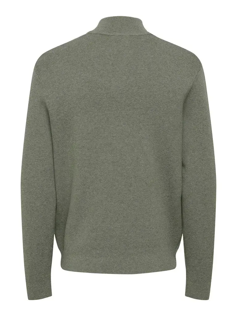 Ting Half Zip Genser - Castor Grey Only & Sons