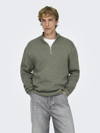 Ting Half Zip Genser - Only & Sons