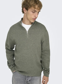 Ting Half Zip Genser - Only & Sons