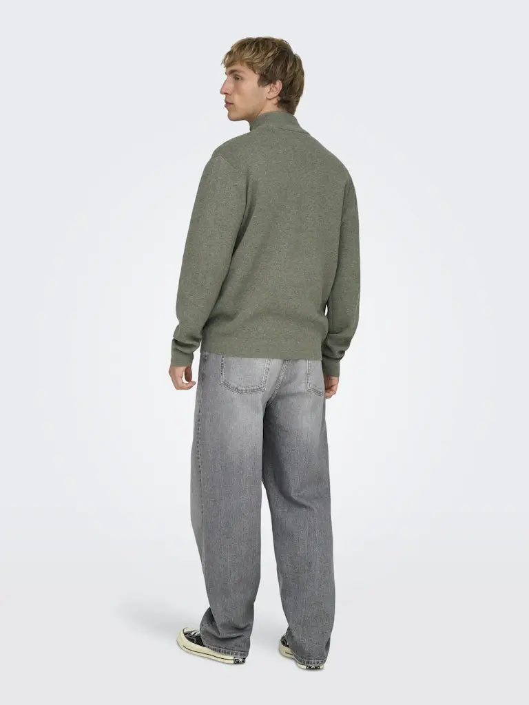 Ting Half Zip Genser - Only & Sons