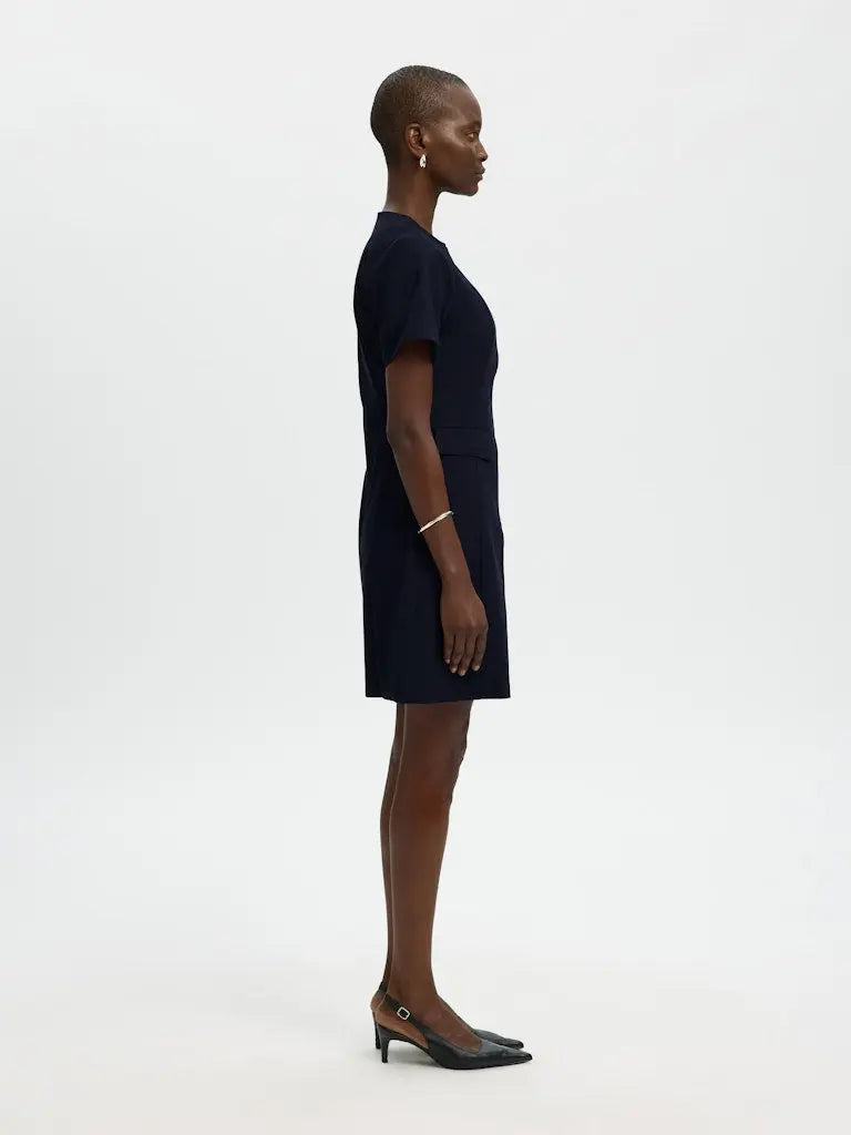 Tora Slim Kjole - Dark Sapphire Selected Femme