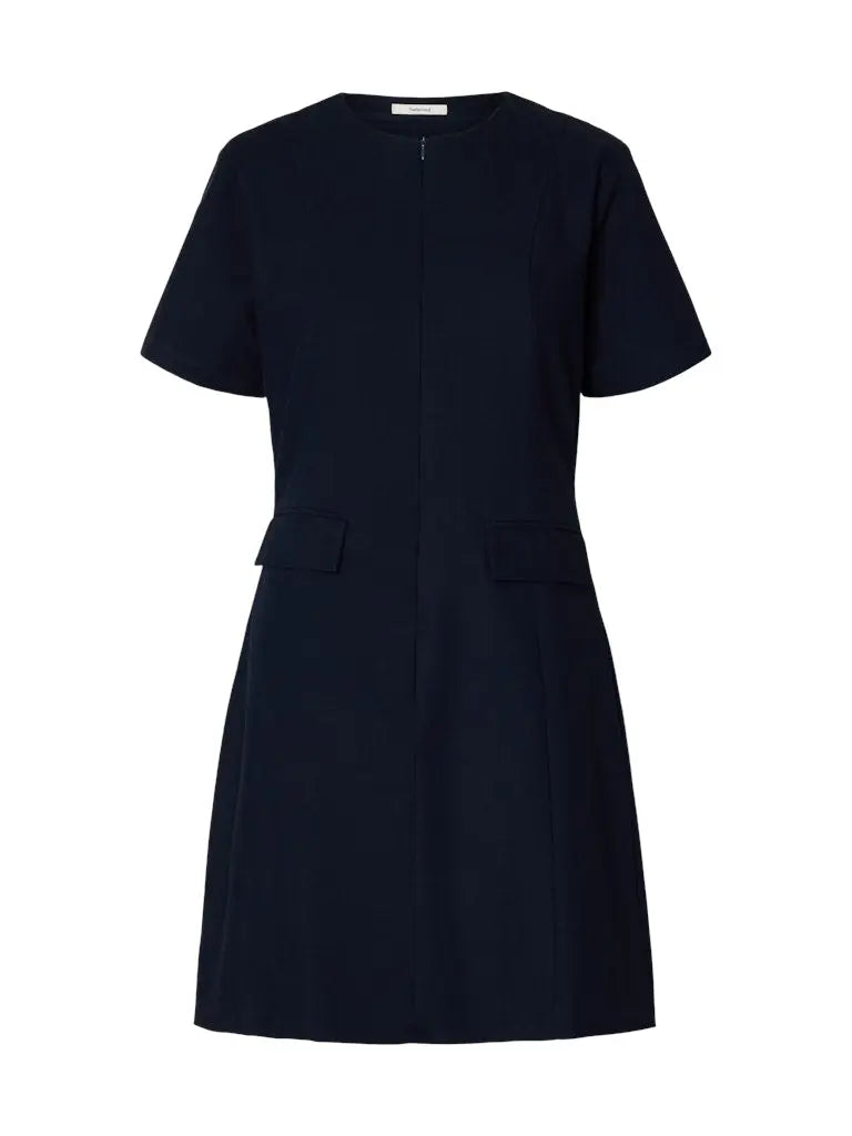 Tora Slim Kjole - Dark Sapphire Selected Femme