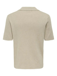 Travis Strikket Polo - Oatmeal Detail Only & Sons