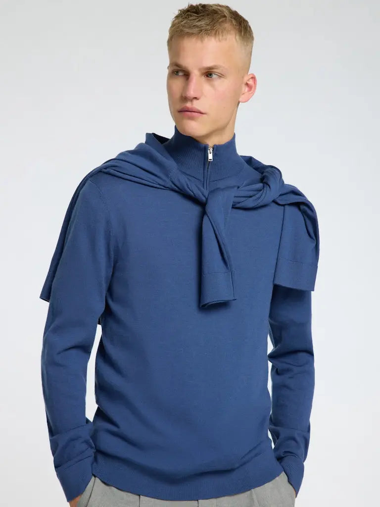 Tray Merino Half Zip Genser - Oceana Selected Homme