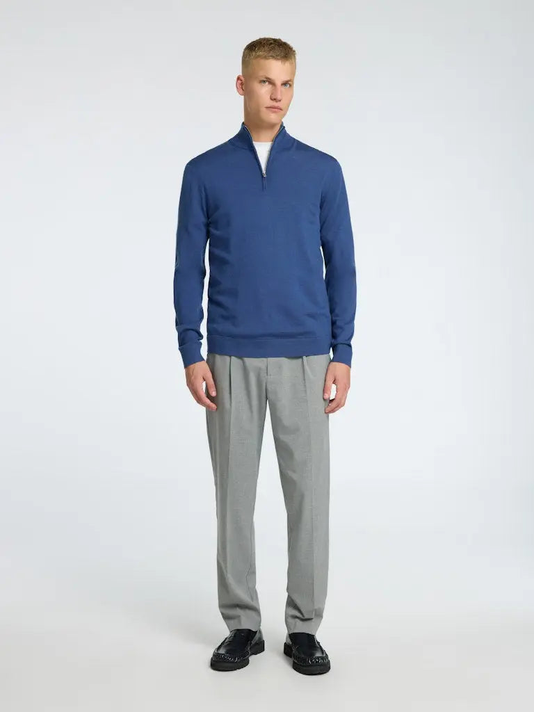 Tray Merino Half Zip Genser - Oceana Selected Homme