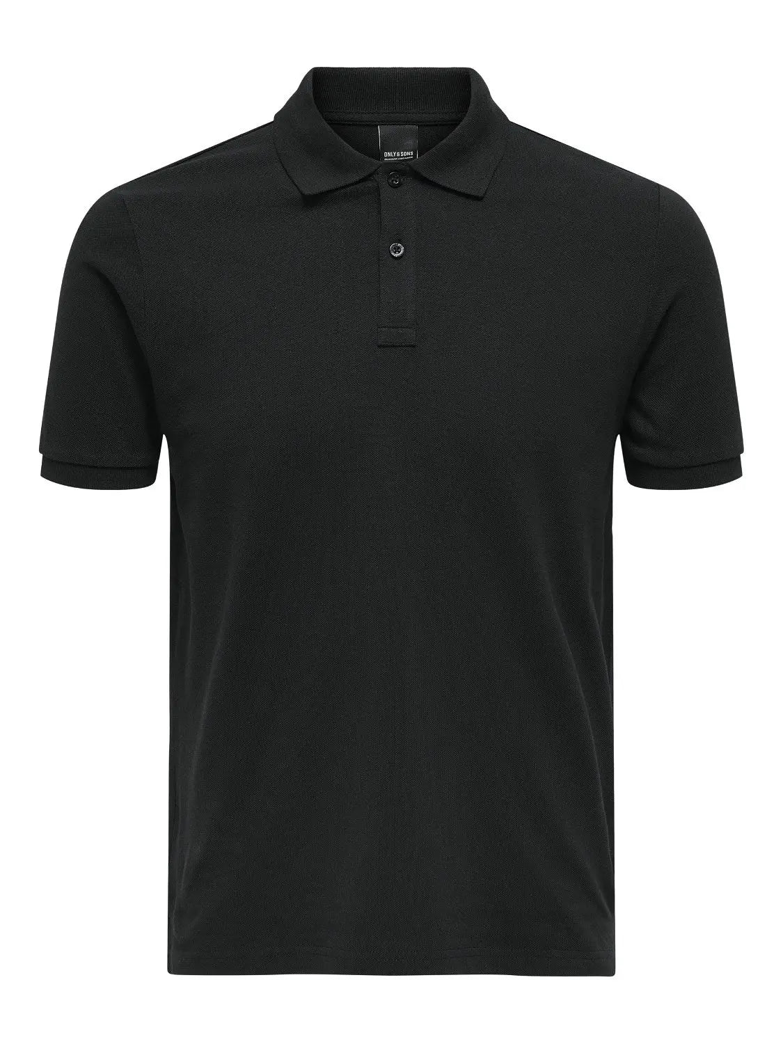 Tray Pique Polo - Black Only & Sons