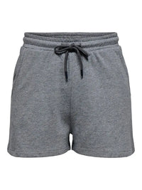 Viola Sweat Shorts - Medium Grey Melange JDY