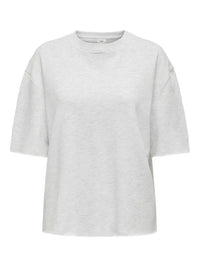Viola Sweat T-Skjorte - Oatmeal Detail JDY