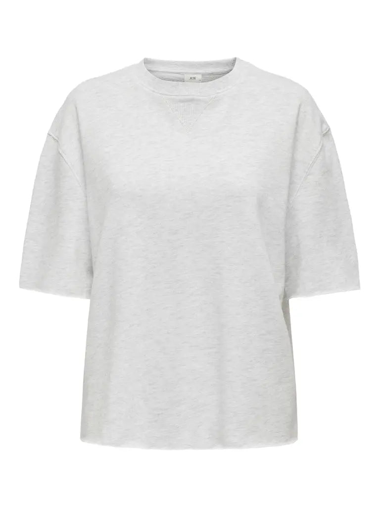 Viola Sweat T-Skjorte - Oatmeal Detail JDY