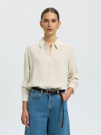 Viva Linskjorte - Sandshell Selected Femme