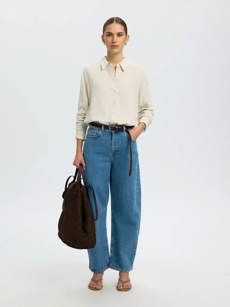 Viva Linskjorte - Sandshell Selected Femme