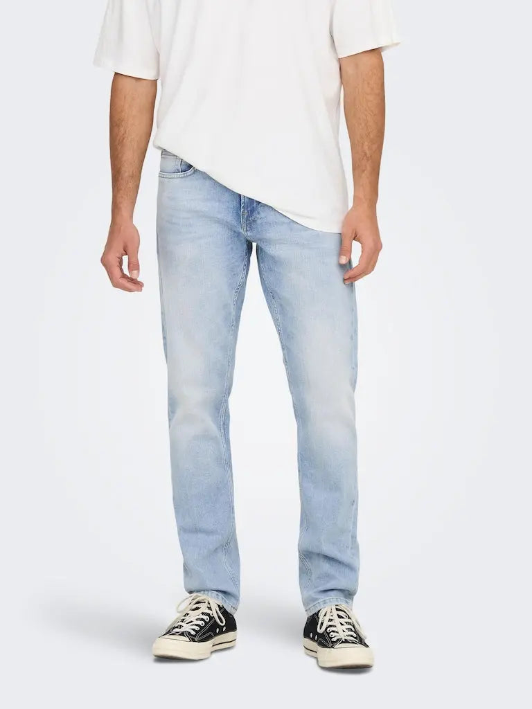 WEFT Flex Jeans Regular 4873 - Light Blue Denim Only & Sons