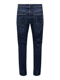 WEFT Flex Jeans Regular 6752 - Dark Denim Blue Only & Sons