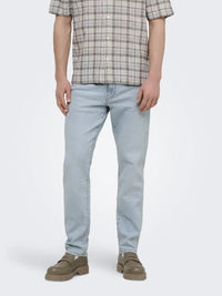WEFT Flex Jeans Regular Jax 7006 - Light Blue Denim Only & Sons
