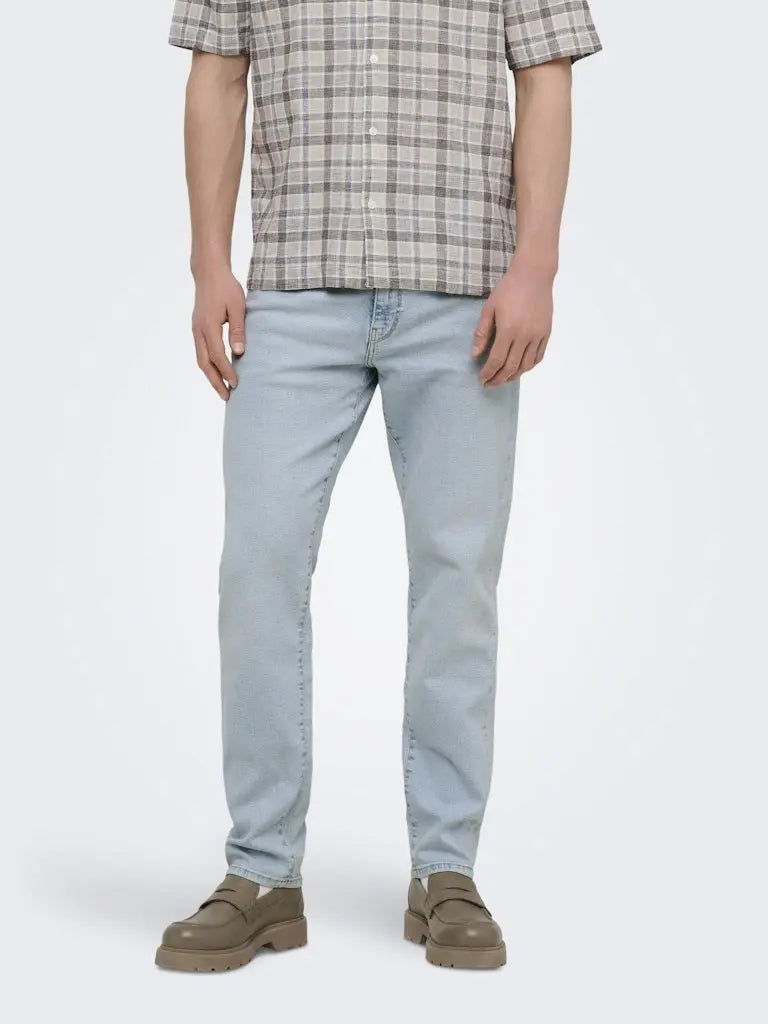 WEFT Flex Jeans Regular Jax 7006 - Light Blue Denim Only & Sons