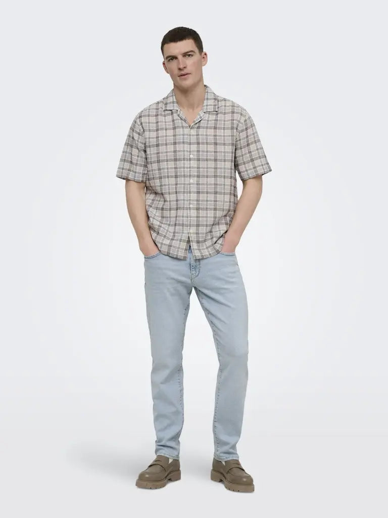 WEFT Flex Jeans Regular Jax 7006 - Light Blue Denim Only & Sons