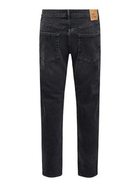 WEFT Flex Jeans Regular Jax 8483 - Washed Black Only & Sons