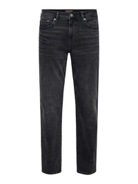 WEFT Flex Jeans Regular Jax 8483 - Washed Black Only & Sons