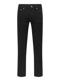 WEFT Flex Jeans Regular Jax - Black Denim Only & Sons