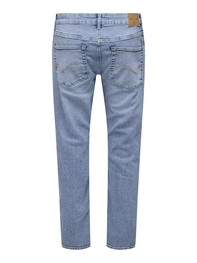 WEFT Flex Jeans Regular Jax - Light Blue Denim Only & Sons