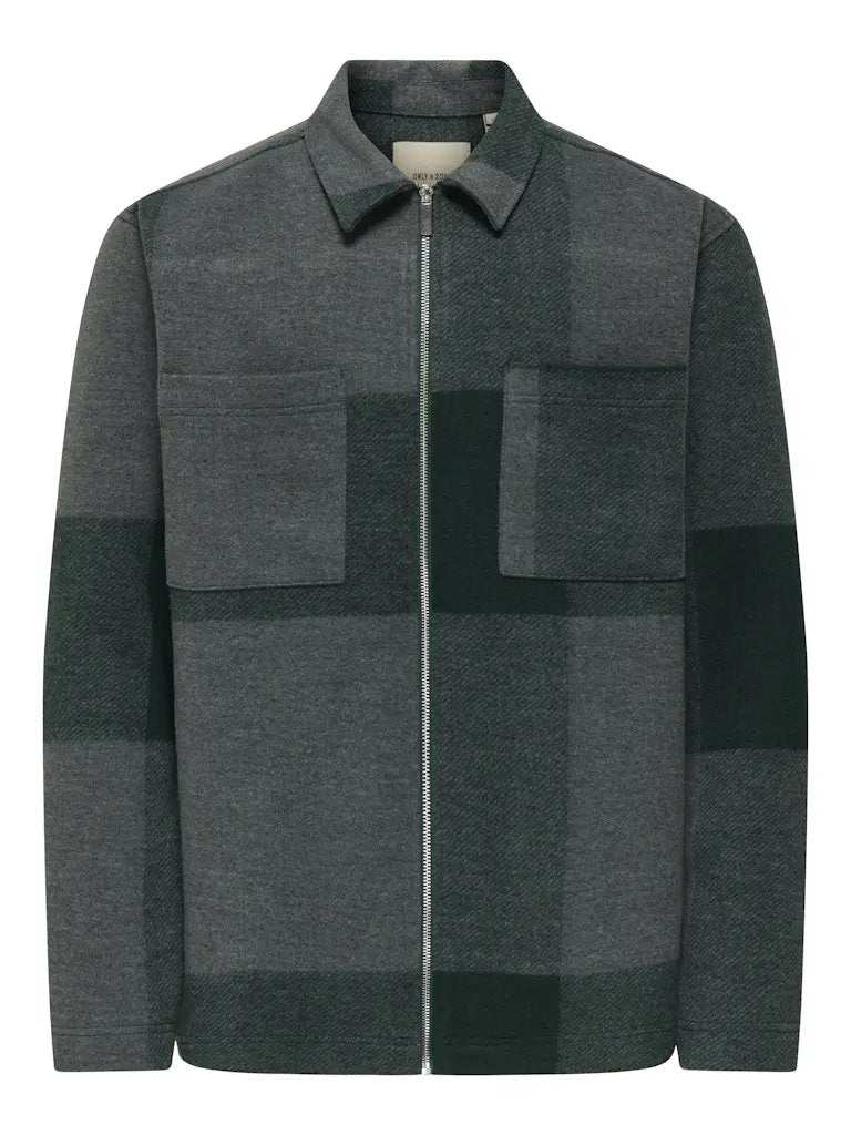 Wake Overshirt - Dark Sea Only & Sons