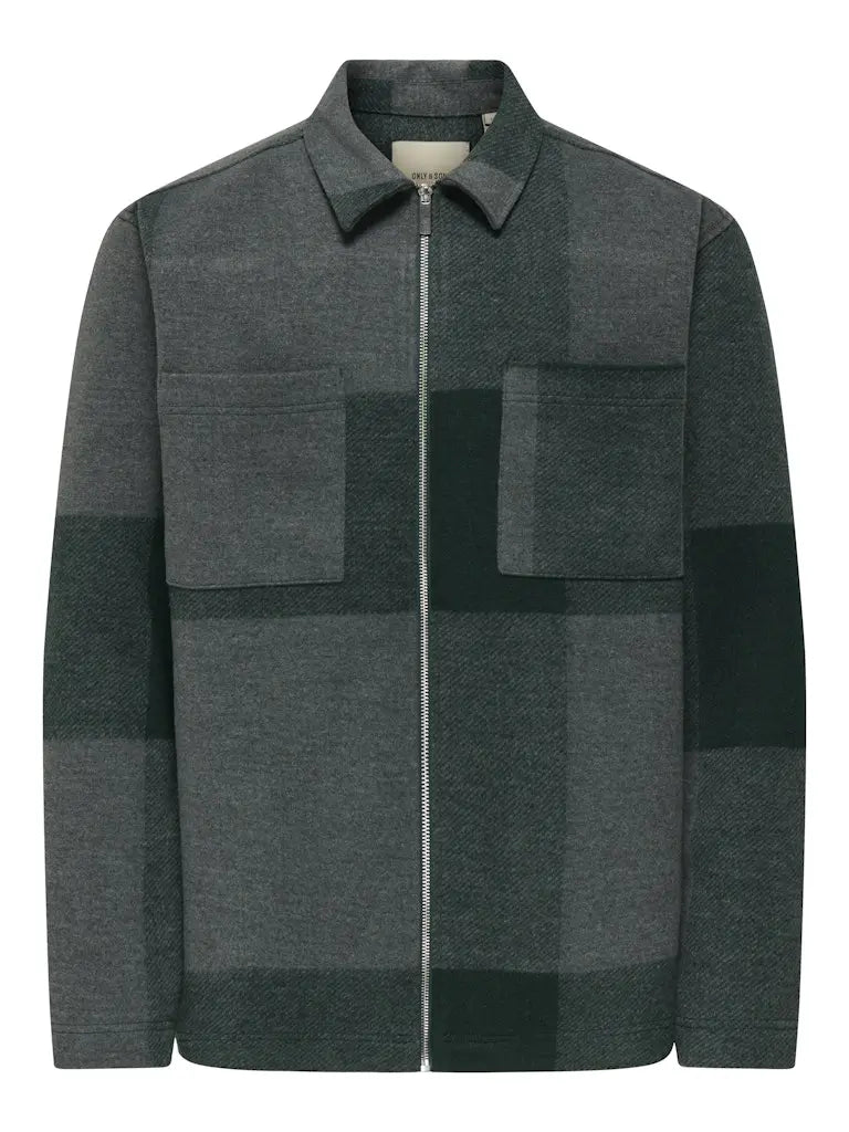Wake Overshirt - Dark Sea Only & Sons