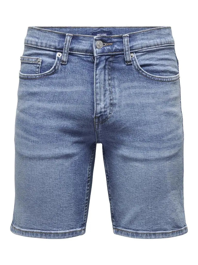 Weft Flex Shorts 7625 - Medium Blue Denim Only & Sons