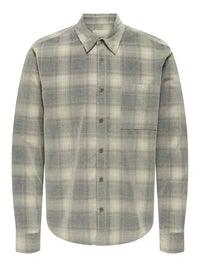 William Cord Regular  Skjorte - Blue Nights Checks Only & Sons