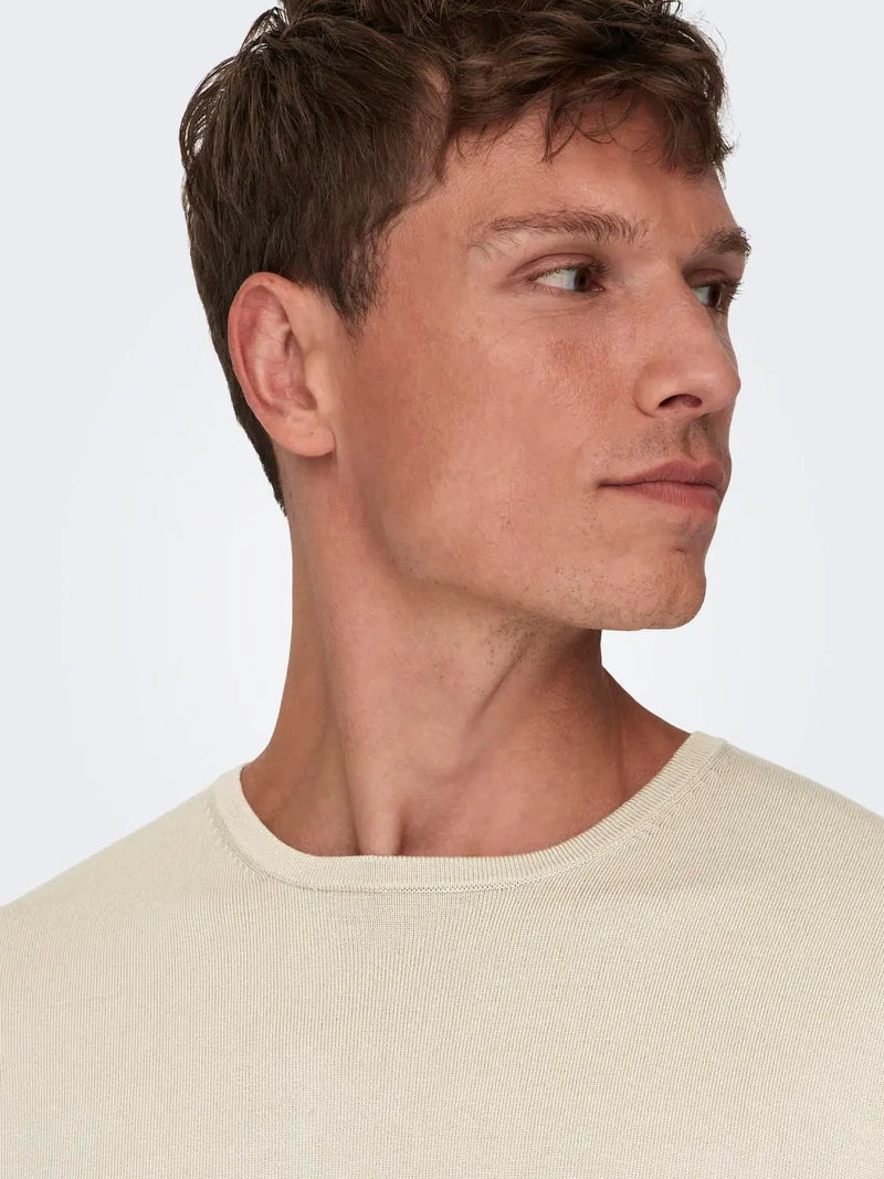 Wyler Genser Rund Hals - Silver Lining Only & Sons